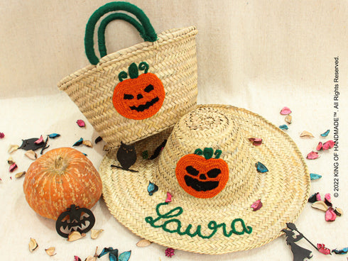Pumpkin Pack!  Personalized Halloween Bag & Hat